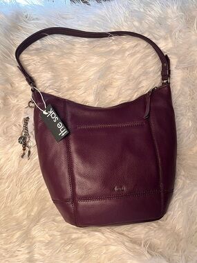 NWT The Sak Sequoia Hobo Pebbled Leather Shoulder Bag